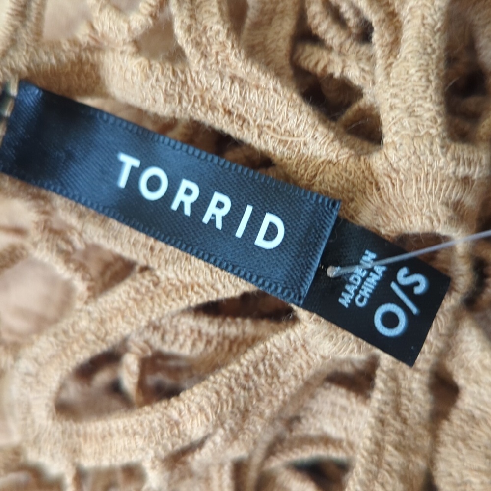 Torrid Embroidered Ruana With Sleeves - Picture 13 of 16